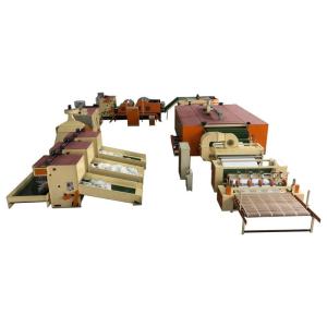 China 7000gsm Mattress Hard Stiff Wadding Production Line Plant factory