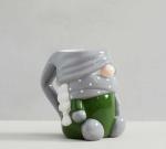 12oz 350ml Ceramic Milk Mugs Hand Painting 3D Relief For Christmas Festive