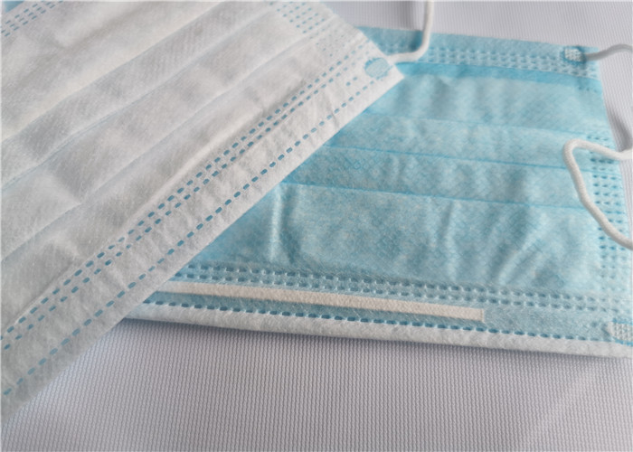 3 Layer Non Woven Disposable Face Mask For Personal Protection Anti Pollen