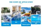 Massage Stainless Steel Waterfall Jet