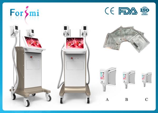 CE FDA approved 1800w newest 2 freezing handles -15~5 Celsius slimming massage