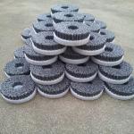 300mm Plate Disc Brush Abrasive Brushes With Silicon Carbide Wires For Polishing