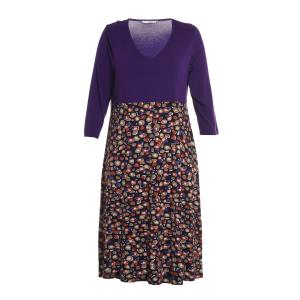 China Cotton And Chiffon Women'S Plus Size Casual Long Dresses For Spring Autumn factory