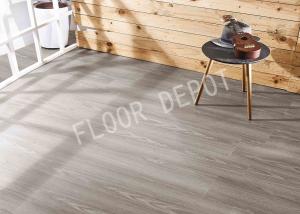 China 6mm Luxury Vinyl Tile Flooring Click Lock Virgin Material Wood Grain Embossed factory