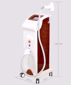 China Vertical Salon Use Ppermanent Painless 808nm Diode laser Hair Removal Machine factory