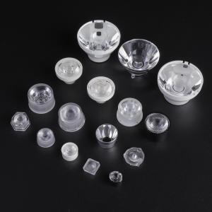 China Frosted 90 degree 1W / 3W Optic PMMA Led Lens for Led Flashlight factory