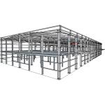 Store Warehouse ASTM Prefabricated Modular Buildings Commercial Metal