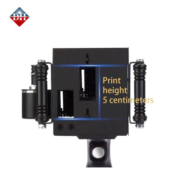 5 cm portable hand-held inkjet printer, can print on the surface of aluminum