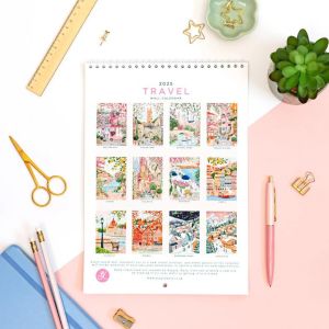 Customized Personalized Calendar Printing on Paper and Spiral Binding