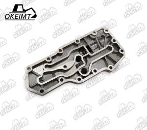 China 4D102 6735 - 61 - 2220 Oil Cooler Cover For Excavator Engine Parts factory