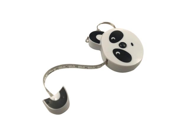 Cute Panda Retractable Tape Measure Plastic Tailor 13mm Thickness Digital