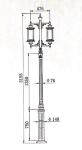 High Pressure Sodium Lamp Outdoor LED Garden Lights 70W - 150W Long Lifetime
