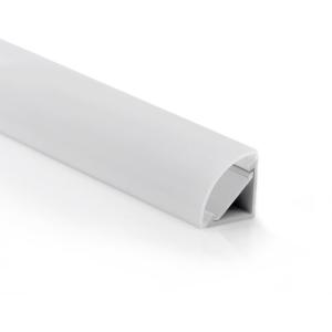 China PC Diffuser Waterproof LED Channel 6063 T5 16*16mm For Corner factory