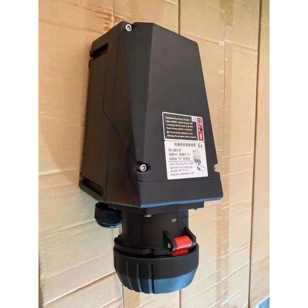 ATEX Certified GRP plastic Explosion Proof Plug & Socket 3P+E / 4P 16A–63A for