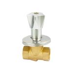 Zinc Alloy Handle Brass Stop Valve Chrome Concealed Stop Valve anti leakage