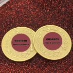 Painted Custom Metal Coins Printing No Minimum Enamel Coins