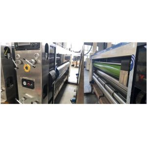 High Speed Printing Slotting Machine With Stacker , Printer Slotter Machine