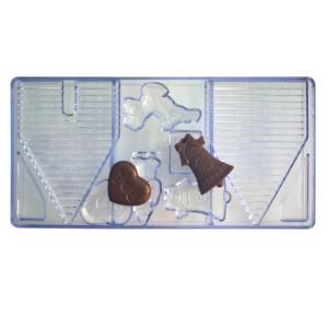 China ODM Heart Shape Custom Chocolate Molds Silicone Food Grade Sustainable factory