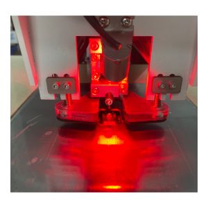 Semi-auto CCD Guide Hole Punch Machine For Anodized Aluminum Label