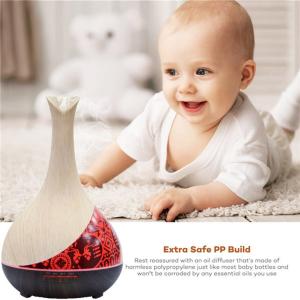 China Vase Shaped 300ml Smart WiFi Essential Oil Diffuser For Hotel factory