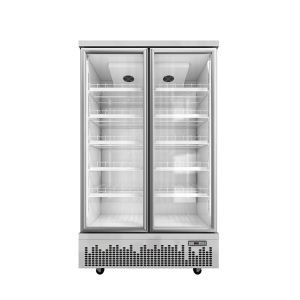 Customized Commercial Beverage Cooler For Supermarket 5 Layer Adjustable Shelves