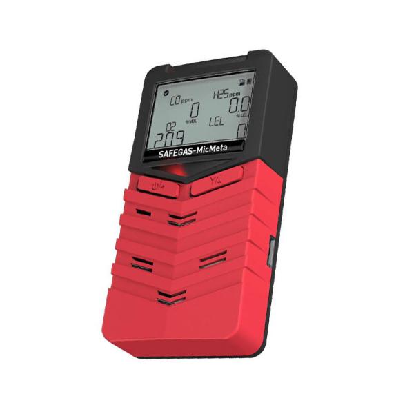Gas Detector Multi Gas Dedected Segment Code LCD Display Automatically test and