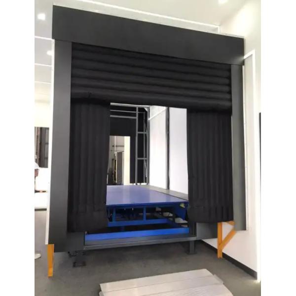 China Flexidock Easy Installation Inflatable Dock Shelter Rectangular Shape Pressure Resistance 3400X3400Mm Adjustable Loading factory