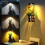 Solar Wall Lamps Solar Wall Lights for Home Exterior Decoration Solar Plant
