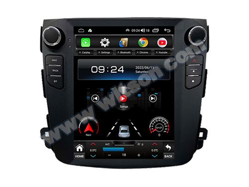 9.7'' Tesla Vertical Screen For Mitsubishi Outlander xl 2 Peugeot 4007 2006-