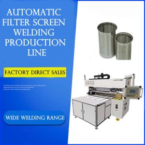 China Stainless Steel Automatic Water Filter Fuel Filter Screen Mesh Welding Machine Equipment factory