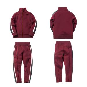 China Stand Up Collar Children'S Sports Tracksuits , High Street Kids Tracksuit Sets factory