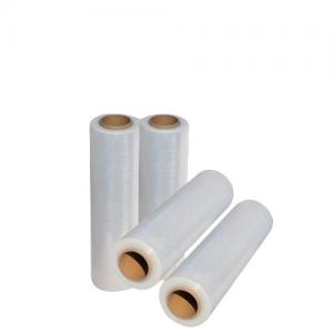 China Machine Grade LDPE Clear Stretch Wrap Film Roll 15 - 35 Micron Thickness factory