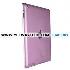 Clear Crystal Hard Plastic Case for iPad 2 - Magenta