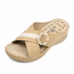 BS071 Amazon New Style European And American Slippers Women Casual Slope Heel