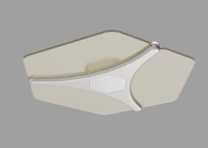 China PMMA LED Ceiling Light Fixtures Residential Warm / Cool / Natural Light Adjustable factory