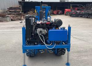 China Compact Crawler Mounted Drilling Rig Machine 200mm Drilling Diameter Power By Diesel Engine factory