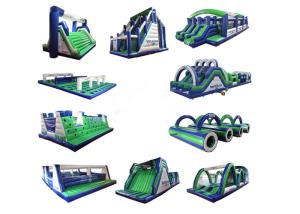 China Inflatable 5k Sport Games , Inflatable 5K Running Obstacle For Adults factory