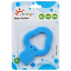 China Tear Strength 3 Month Baby Silicone Teether factory