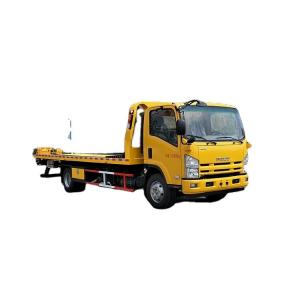 China 5 Ton 4HK1 Diesel Motor Flatbed Recovery Truck for Road Rescue in EURO 5 Standard factory