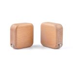 2m 6ft Steel Tape Measure With Square Solid Wood Casing Case