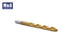 HSS-G Twist Drill Bit Tin Coated DIN338 Fully Ground Split Point For Metal