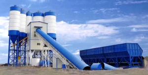 China 2 X 37KW Concrete Mixing Station Stable 60s Mixing Cycle High Efficiency factory