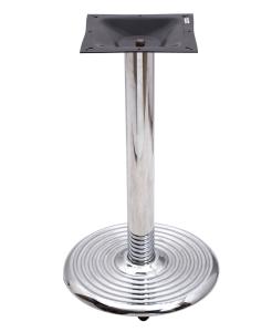 China 28&quot;/41&quot; Height Chrome Dining Table Legs Mirror Colour For Coffee Table Bar Table factory