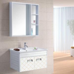 China Modern Alunimun Bathroom Vanity/ all aluminum bathroom cabinet/Mirror Cabinet /DB-8132A 800X460mm factory