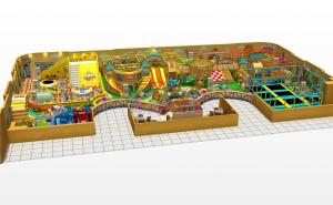 China 750 Squares Multi Functional Theme Park Castle Indoor Children Playground factory
