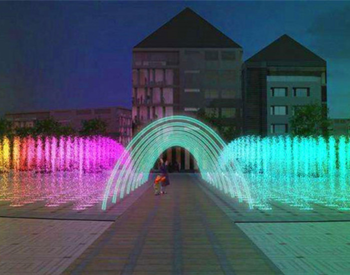 China Portable Jump Jet Music Water Fountain Signal Control factory