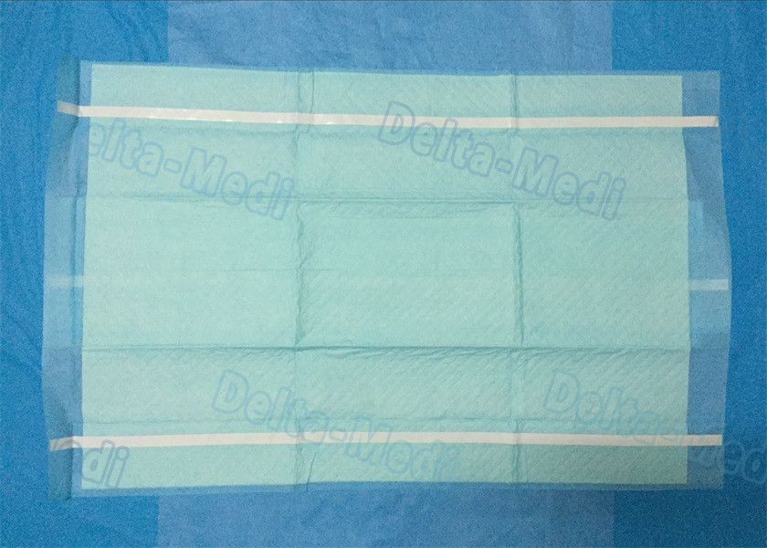 High Absorbent SAP Disposable Bed Pads , Disposable Under Pad With Strip Sticker