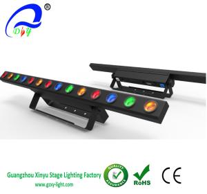 China 14 Eyes 14pcs 3W RGBW Led Gold Matrix Light For Dj Equipment factory