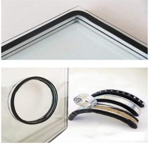 China Flexible Warm Edge Butyl Spacer Bar For Double Glazed Units factory