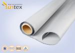 Thermal Insulation Fabric Polyurethane Coated Fiberglass Fabric M0 Smoke Barrier